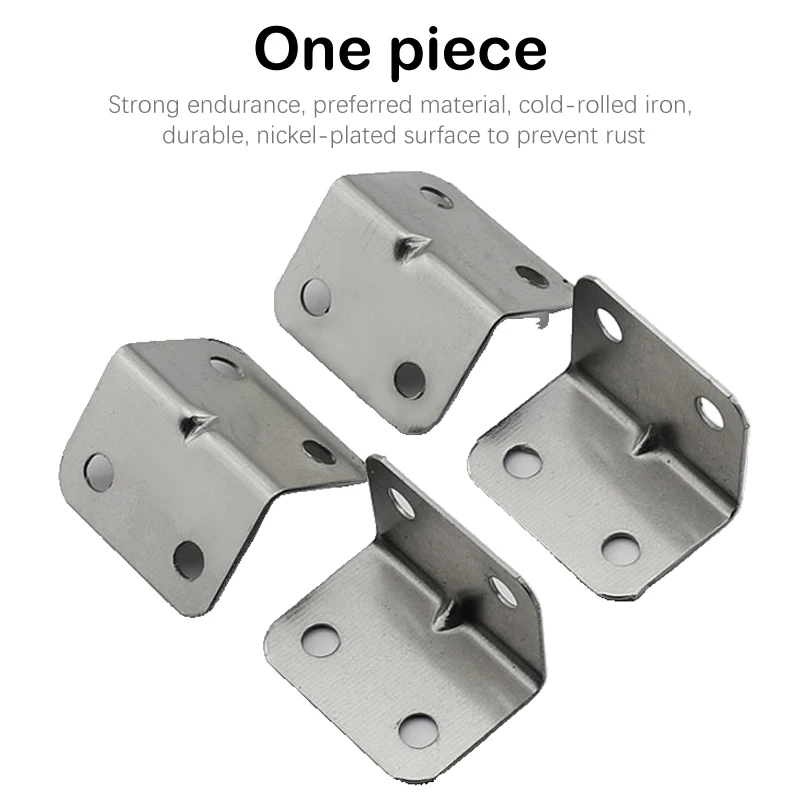 

10pcs Thickened Stainless Steel Triangle Bracket Fixed 90 Degree Right Angle Partition Furniture Hardware Connector Accessories