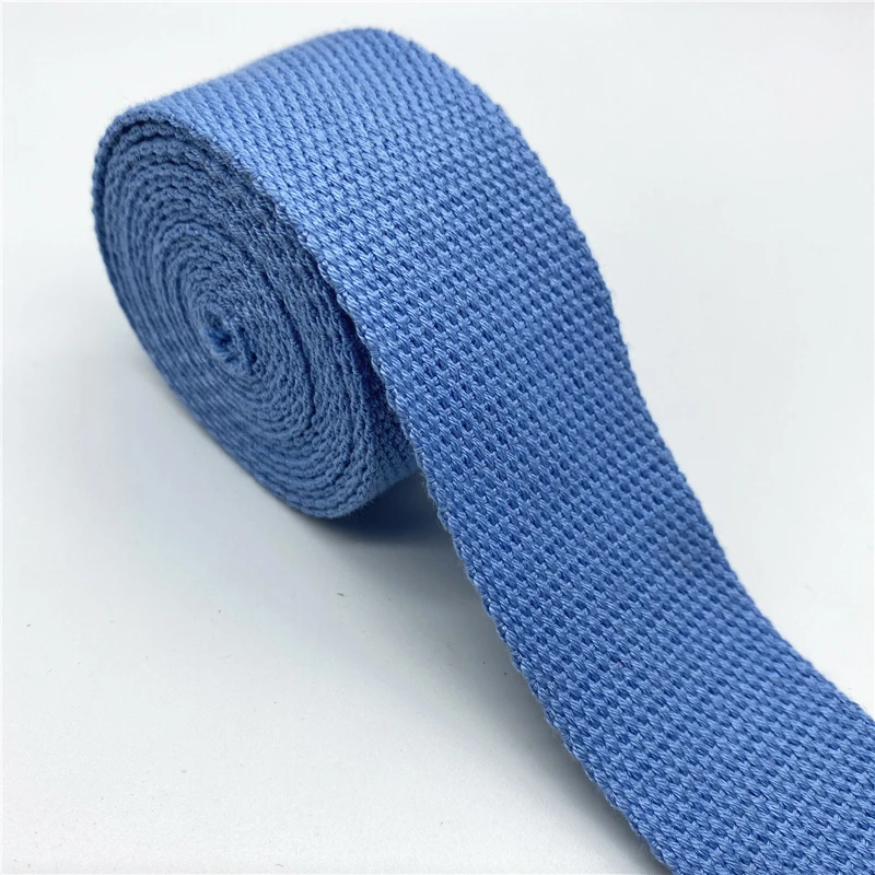 Cotton Webbing Strap Canvas Ribbon for DIY Crafts and Accessories (2 Yards)