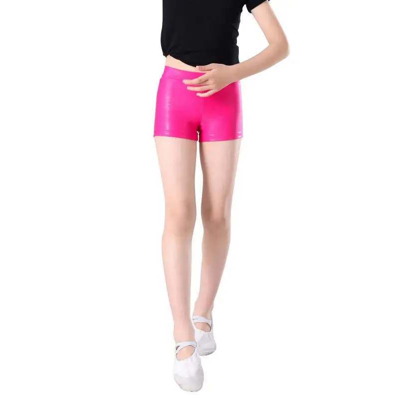 kids shorts kids trousers girls dance shorts pants high stretch for dance training fitness sports