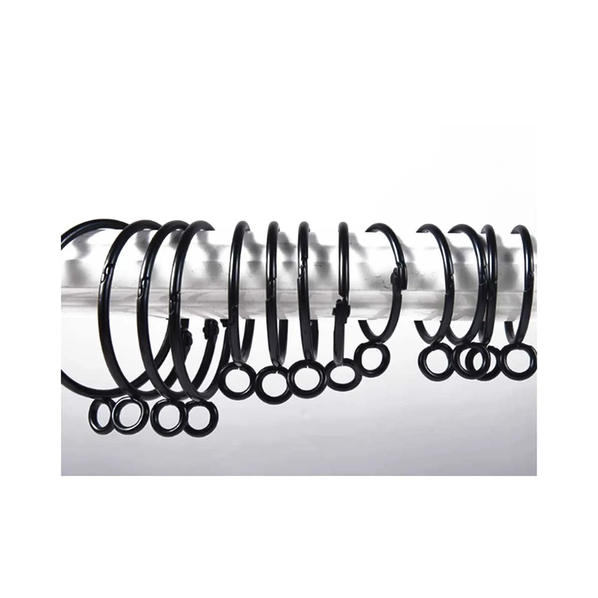 Black Curtain Opening Hanging Ring/Living Ring Metal Hook Buckle Ring Curtain Accessories