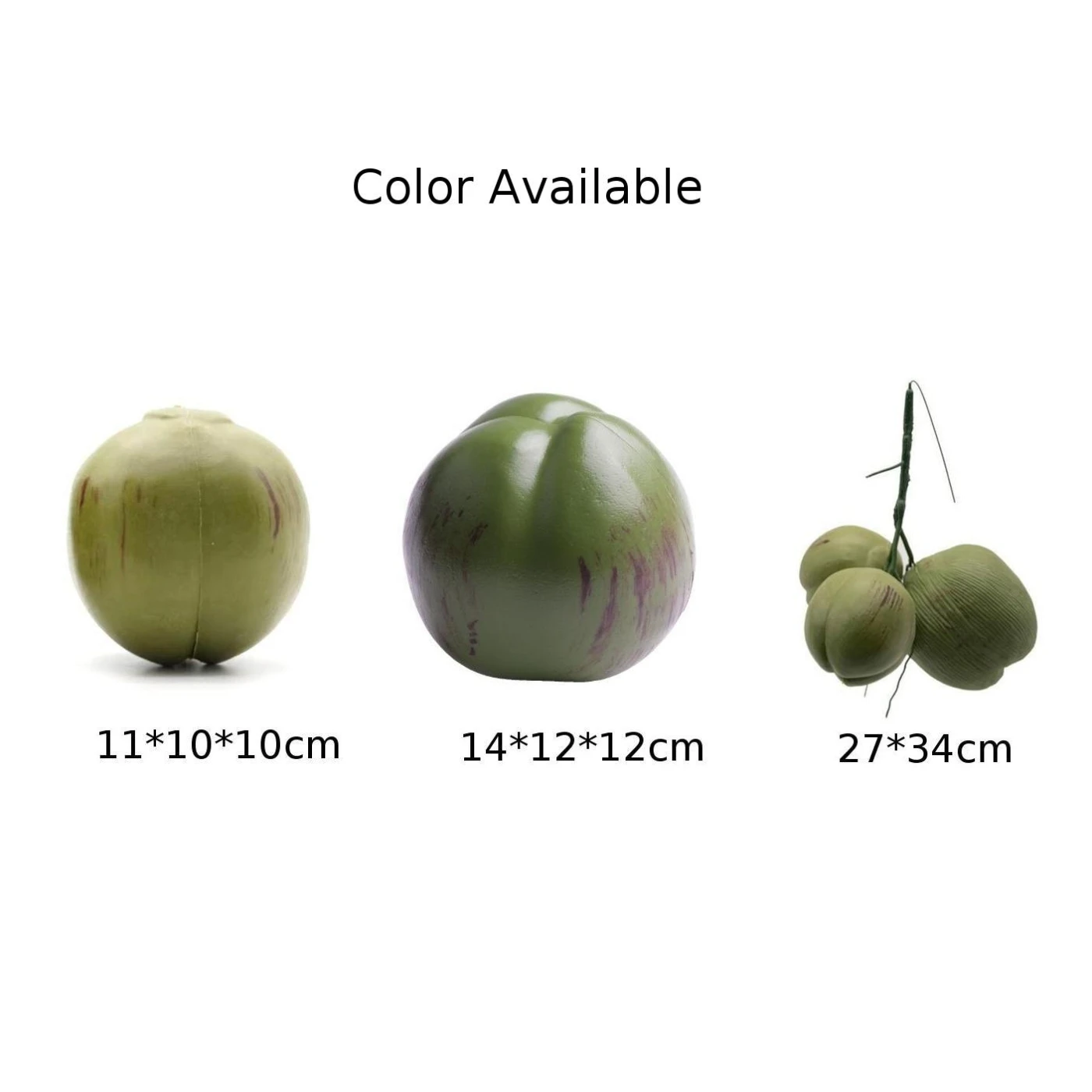 Artificial Fruits and Vegetables Fruit Ornament Artificial Coconut Props
