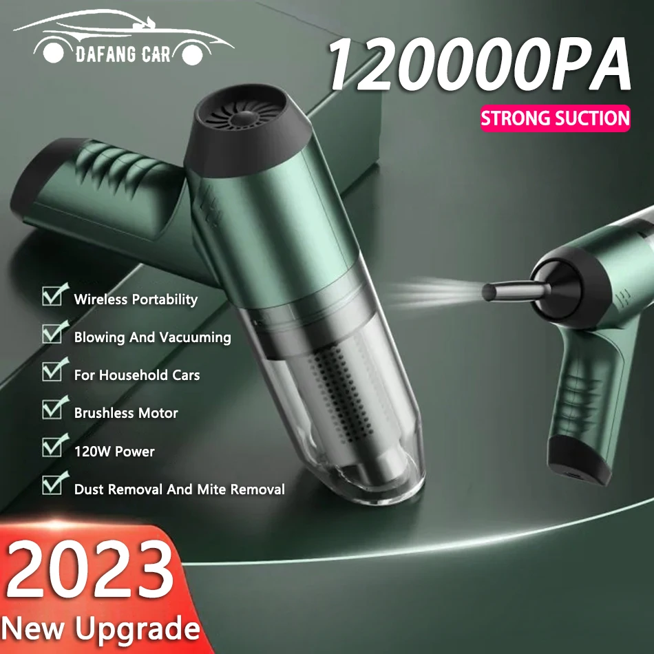 120000Pa3in1CarVacuumCleanerWirelessStrongRobotCleanerForHome