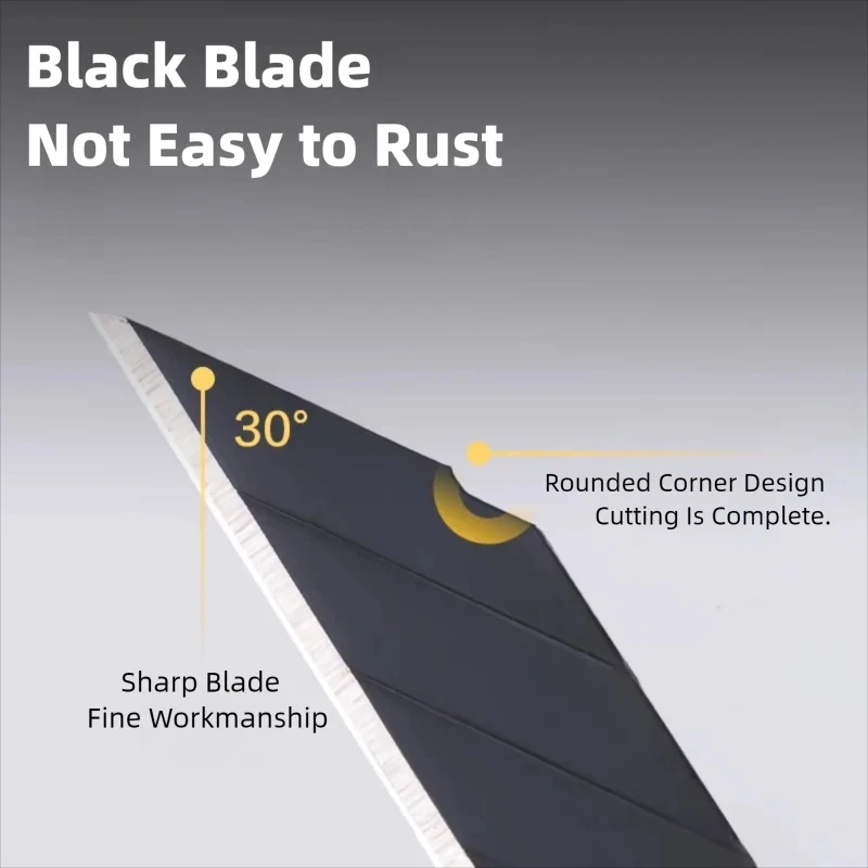 델리 안티스웨이 접이식 셀프락킹 유틸리티 나이프 종이 커터 아트 나이프 (사무용품)