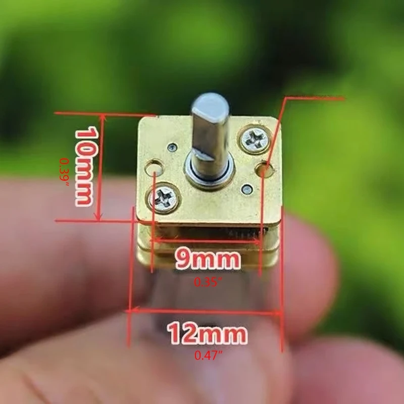 Durable for DC 5V 310 Micro High Torque Speed Reduction Motor Mini Gear Box N20 Motor for RC Car Robot Model DIY Engine W3JD