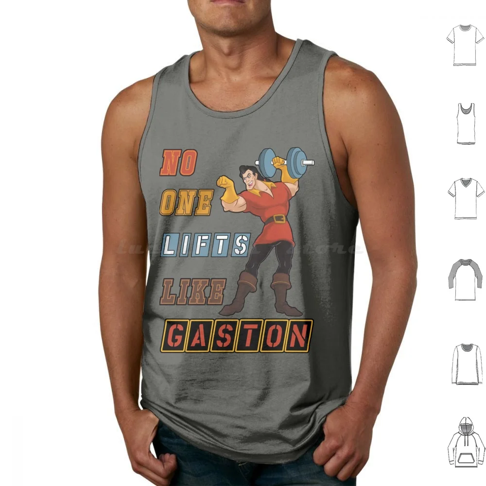 Gaston Lifts Canotte Gilet Senza Maniche Palestra Sollevamento Bro Pesi Liberi Allenamento Powerlifting Palestra Palestra Nerd Geek Gamer Palestra