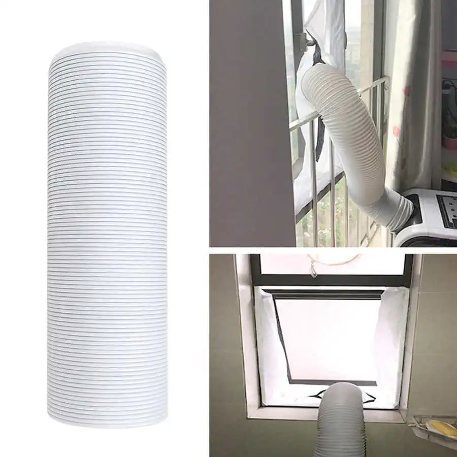 Portable Universal Flexible Conditioner Exhaust Hose Tube Replacement Parts Conditioner Exhaust Vent Pipe air conditioning exhaust hose exhaust hose air conditioner parts air conditioning accessories