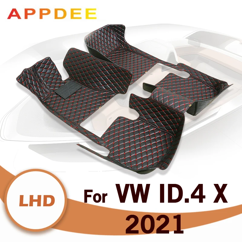Car Floor Mats For Vw Volkswagen Id.4 X 2021 Custom Auto Foot Pads
