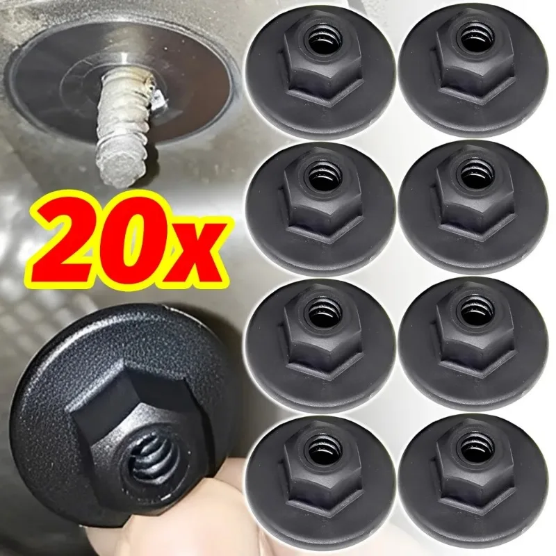 Splash Shield & Fender Liner Grommet Nut Clip for BMW X3 X5 X6 Underbody Shield Retainer Self Tapping Screw Fastener Grommet Nut
