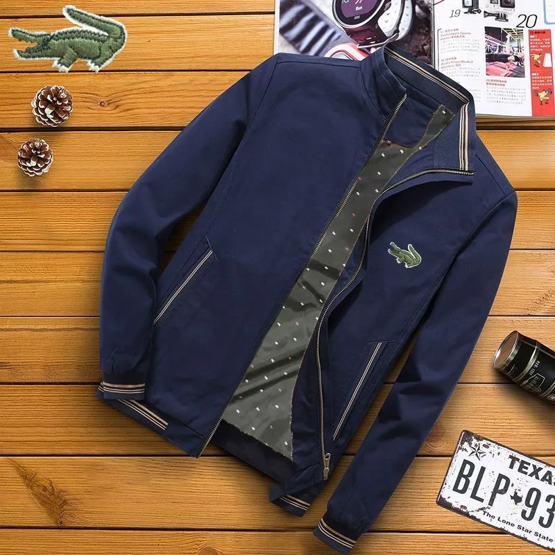 

2023 New Embroidery CARTELO High Quality Men's Casual Autumn and Winter Style Plush Thickened Zipper Cotton Jacket Coat