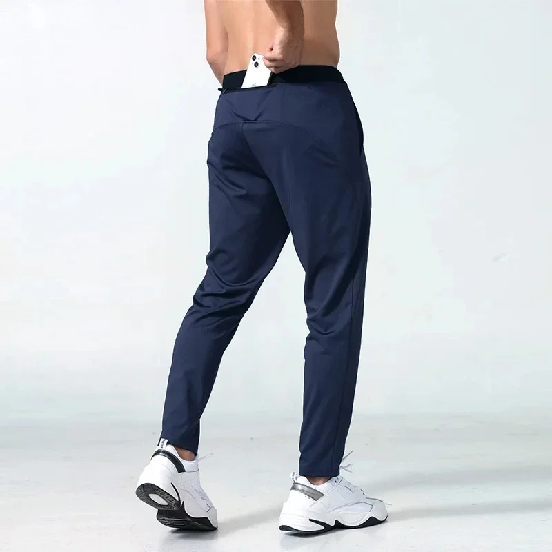 Training Pants Men Sweatpants Zip Pockets Loose Fitness Running Long Pants Plus Size Jogging Casual Outdoor Training Gym Trouser casual pants sports pants casual sports pants
