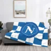 Football Ssc Naples Wool Blanket Creative Throw Blanket for Bed Sofa Couch 150x200cm Plush Thin Quilt blanket 1