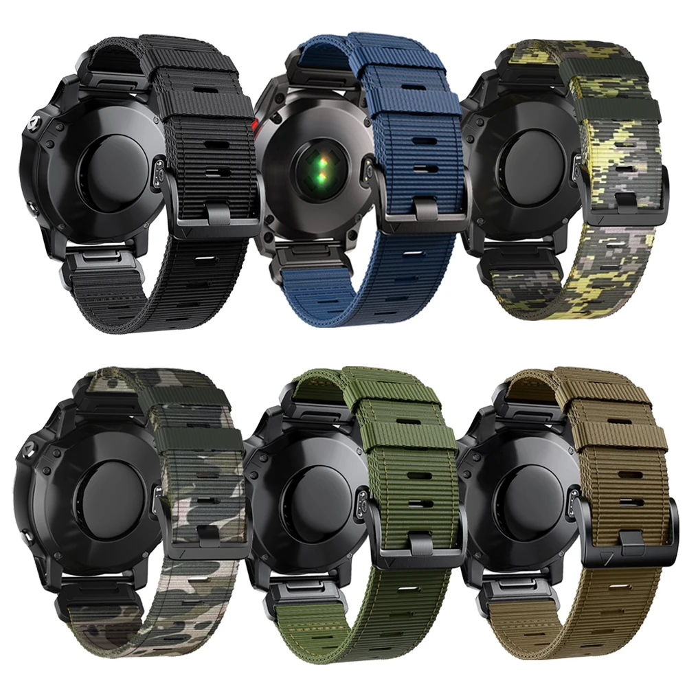 Braided Nylon QuickFit Watch Strap - 22mm & 26mm
