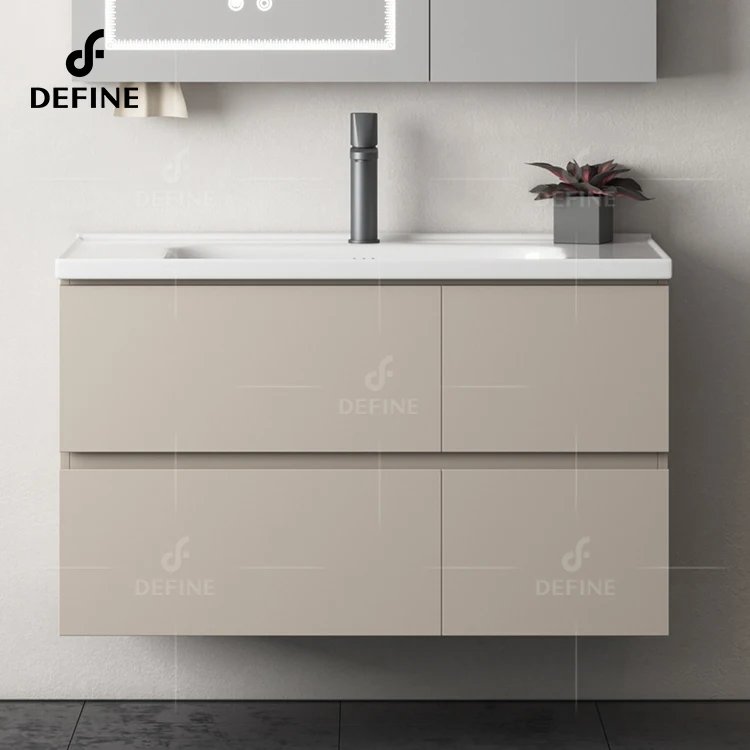 Combining Practicality With Elegant Design Different Size Wall Cabinet Vanity Set For Bathroom Hotel Villa Apartment
