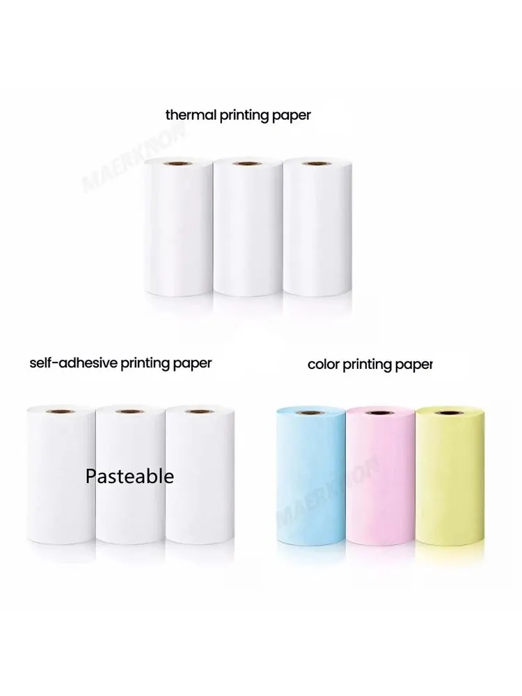 Description Picture 2 of itemPrinting Paper Convenient For Pocket Printers Student Wrong Question Thermal Bluetooth Mobile Phone Photo Data Note Print Camera