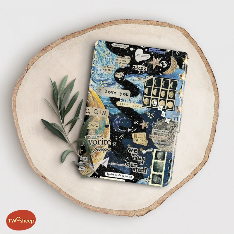 Twosheep 6-Zoll-Hülle für Kobo Clara BW Clara Color Clara 2E TPU Magnetic Flip Auto Wake Sleep TPU Soft Cover Ins Style – Detail 2