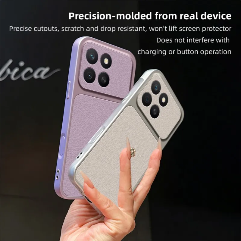 Fashion Shockproof Hybrid PU Leather Protective Case - Slim and Durable Design