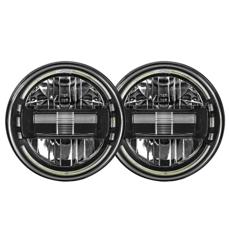 

Round 7 inch 40W Reflector LED Headlight High/LOW Beam Projector Head light for Jeep Wrangler JK LJ CJ