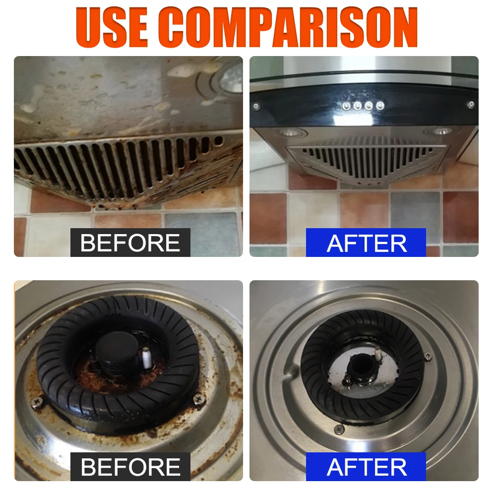 30ml Kitchen Cleaning Foam Cleaner Strong Stain Oil Remover Cleaning Bubble Agent Household Kitchen Stoven Range Hood