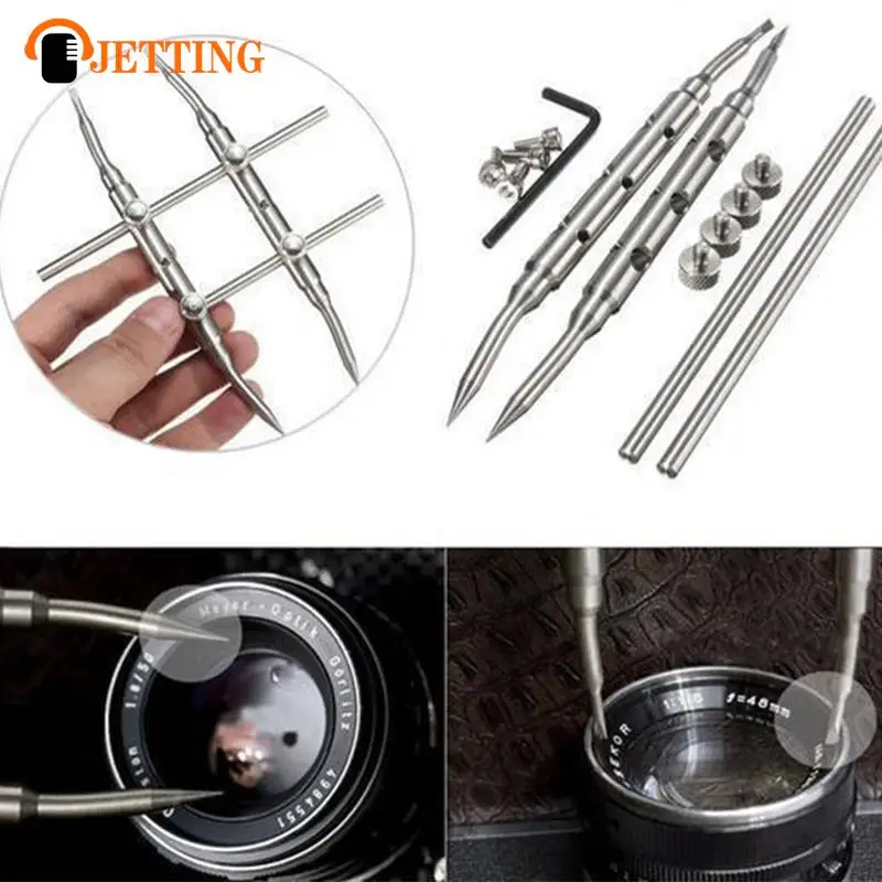 Camera Lens Repair Spanner Disassemble Wrench Open Tool Photo Studio Accessories Arc Grass Shaped Tool camera lens wrench camera lens repair kit