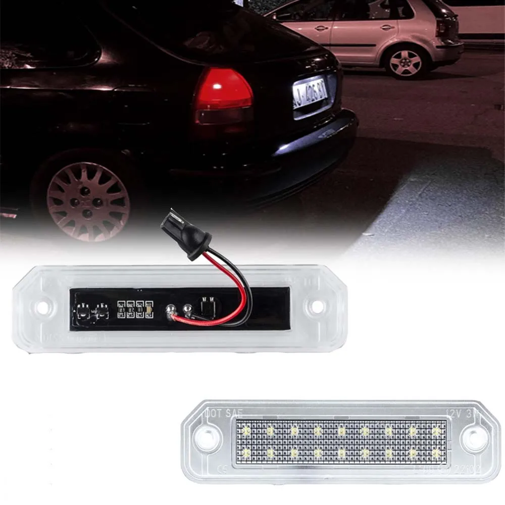 

For Honda Civic EJ EG EK EK3 CR-X Del Sol Integra SJ EK3 Civic Coupe/Sedan Tail LED License Plate Light Number Lamp Assembly