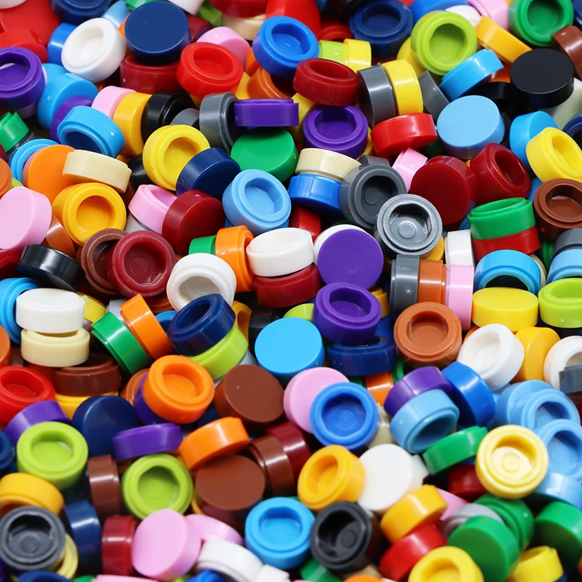 DIY 픽셀 아트 벽돌 1x1 라운드 타일 빌딩 블록 98138 대량 애니메이션 그림과 호환 어린이를위한 장난감 선물을 조립