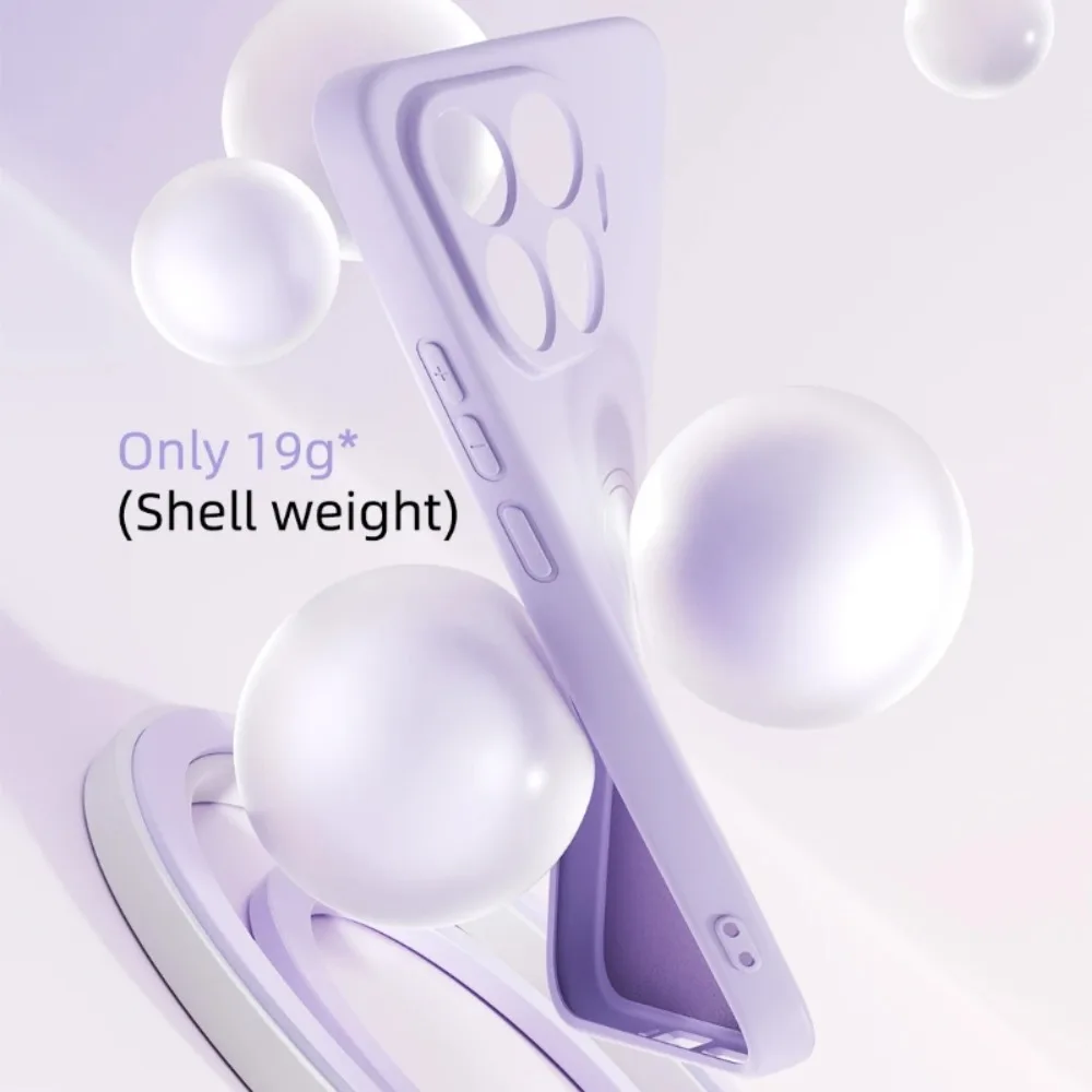 Magnetic Shockproof Liquid Silicone Phone Case with Soft Touch Finish