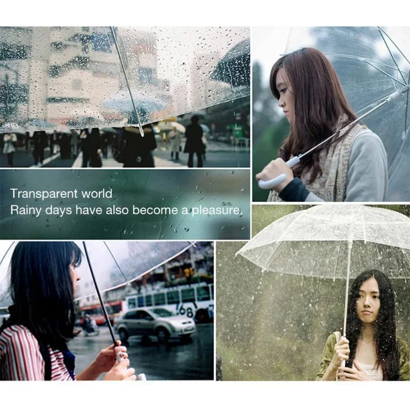 Transparent Automatic Windproof Folding Umbrella for Men Women Outdoor Travel supplies wind resistant umbrella,folding umbrella,automatic umbrella,windproof umbrella