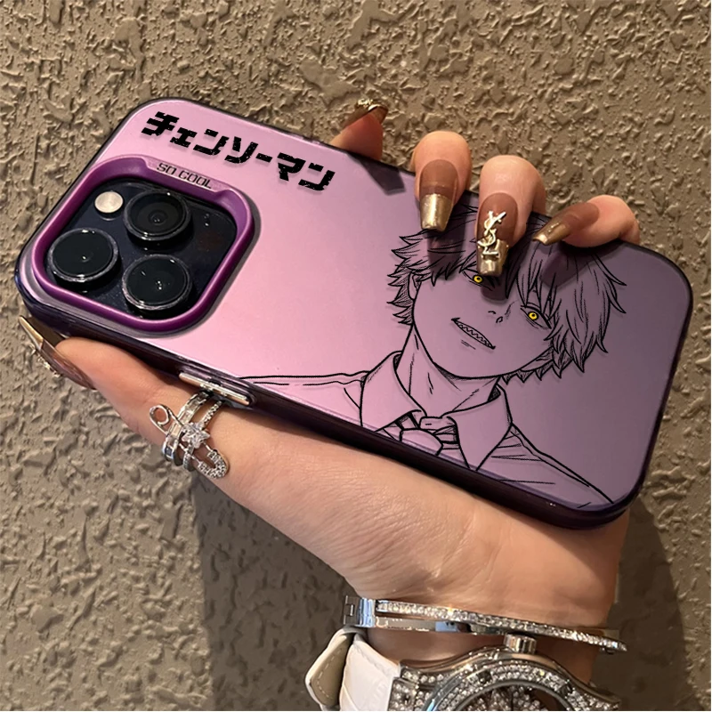 Chainsaw Man Reze & Denji Couple Art Phone Case Cover