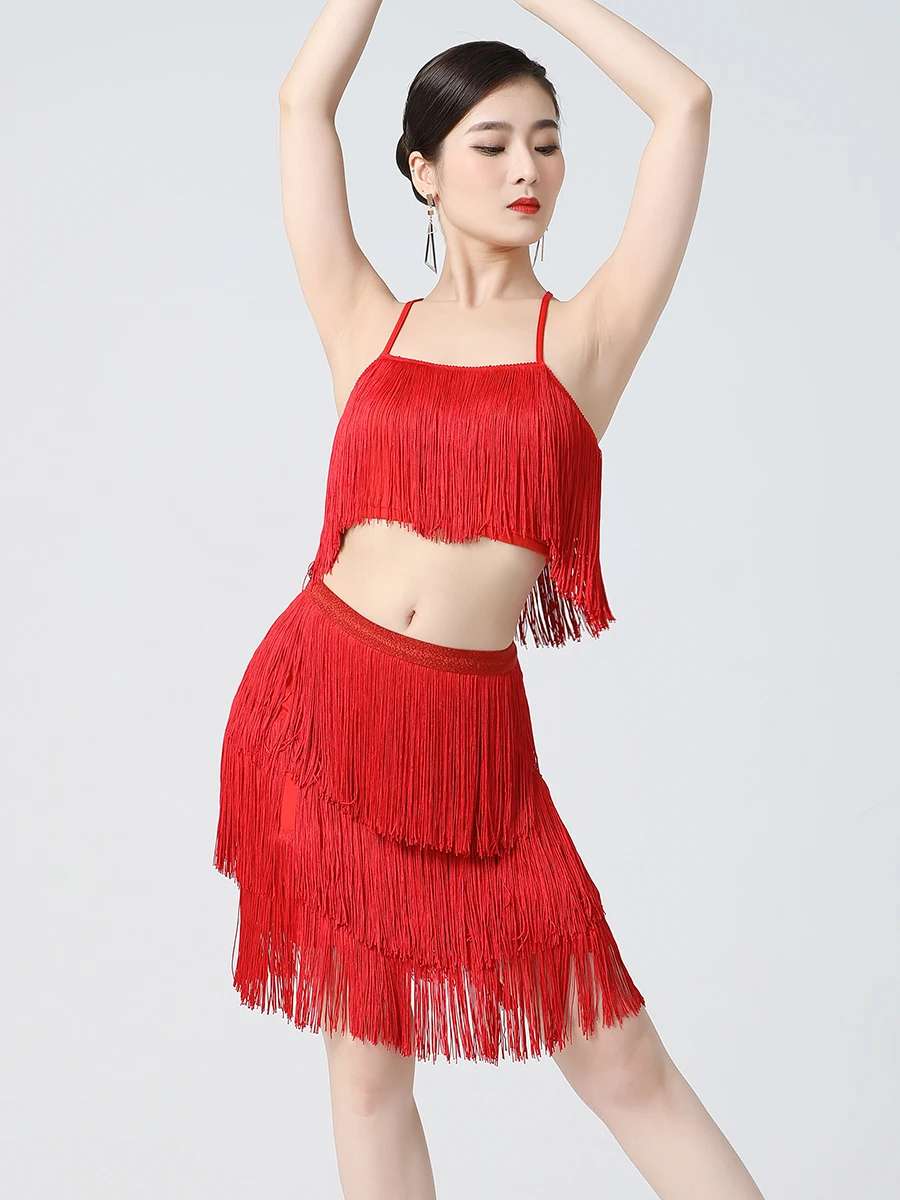 Piece Women Sexy Tassels Bodycon Crop Top Mini Dress Outfits