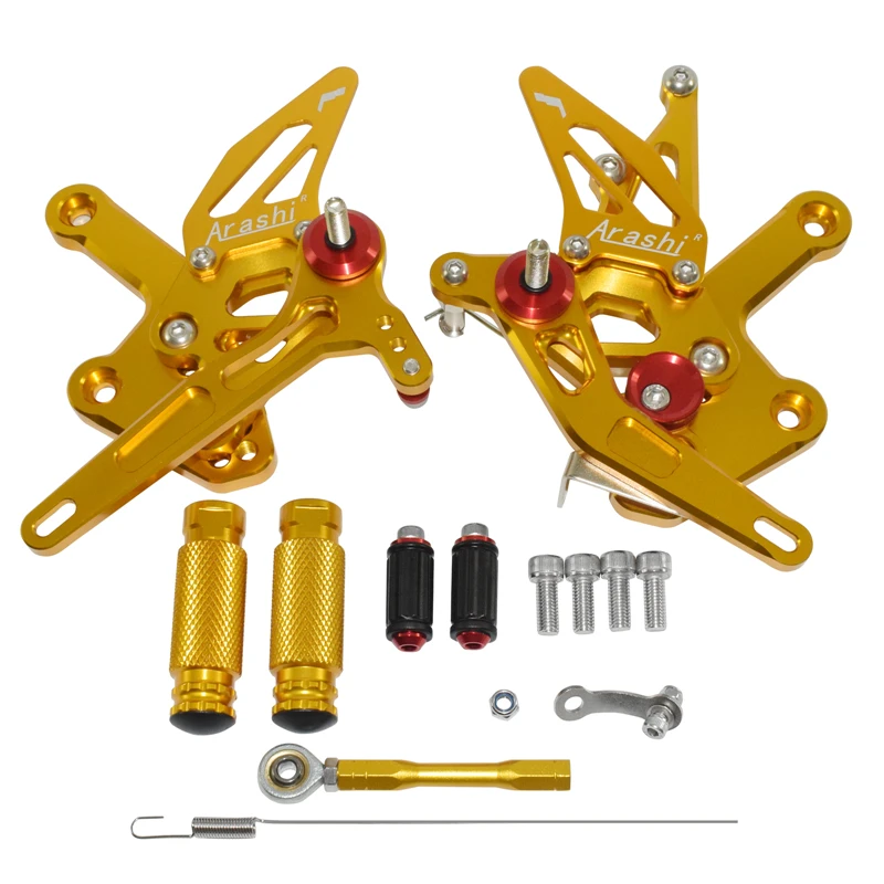 WAASE ZX25R ZX4R ZX4RR Adjustable Rider Rear Sets Rearset