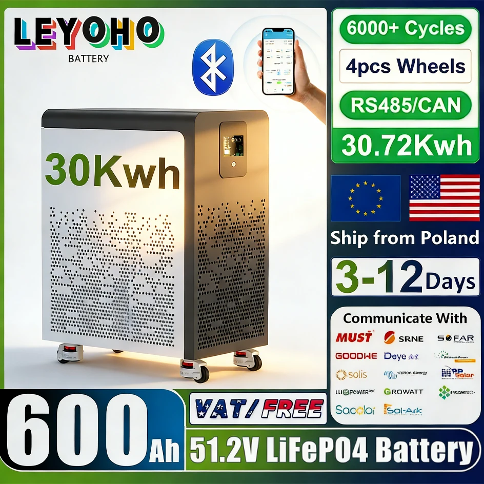 DREAMDASH 51,2 V (48 V) LiFePO4-Batterie 100 Ah Mit Produktbild-Vorschau 2