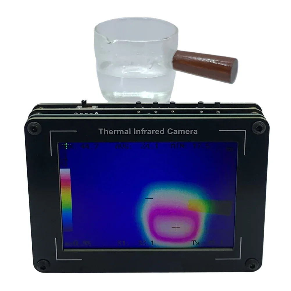 3.5 Inch Digital Thermal Infrared Camera 32x24 Pixel Thermal Imaging Camera Thermal Camera for Inspection -40-450℃ Measurement