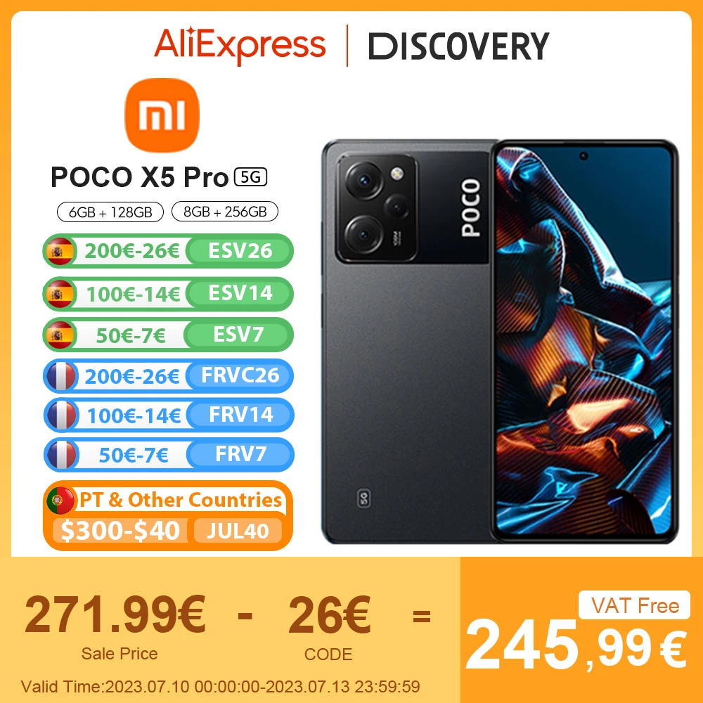 Global Version POCO X5 Pro 8/256GB z EU za $296.26 / ~ 1203zł