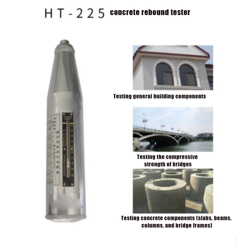 Mortar Concrete Brick Rebound Tester Mortar Digital Display Mechanical Tester Rebound Compressive Strength
