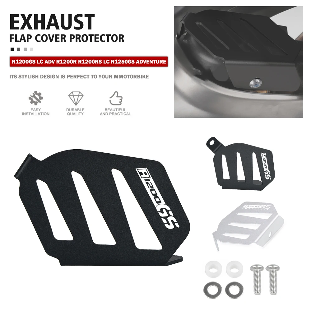 

Motorcycle Exhaust Flap Cover Protector pipe valve Guard For BMW R1200GS ADV R 1200 GS 2010 2011 2012 2013 R1200 1200GS GS1200