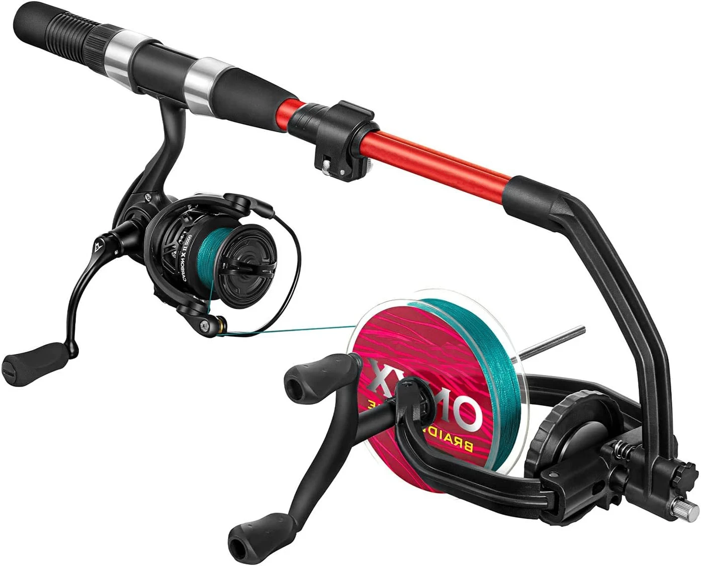 F Aventik Portable Fishing Line Spooler with Line Unwinding Anti-Twist Reel  Spooler and Adjustable Aluminum Handle - AliExpress