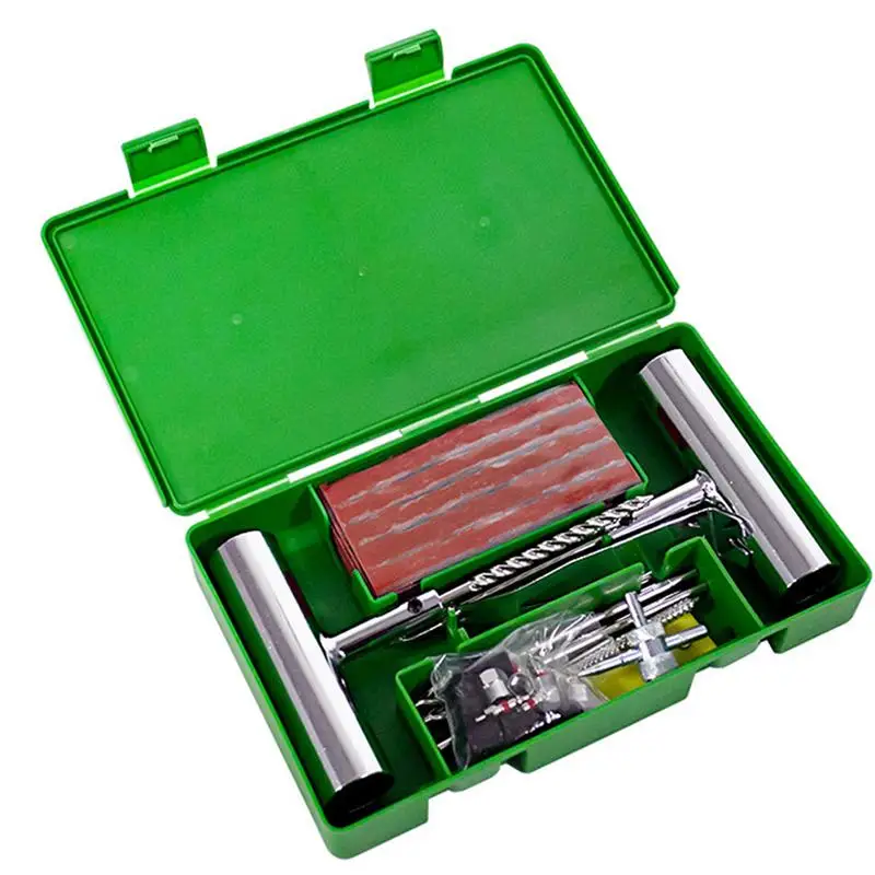 Heavy Duty Car Tool Kit Rustproof Tire Repair Kit Tire Repair Tools High Strength Heavy Duty Automotive Tools For Efficient