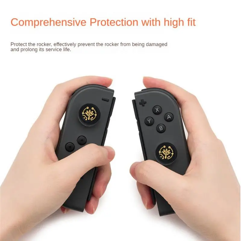 Per Nintendo Switch Rocker Caps Joycon Zelda Cover Ns Lite Rocker Cover Protettiva Buffer Thumb Button Cover In Silicone Per Switch