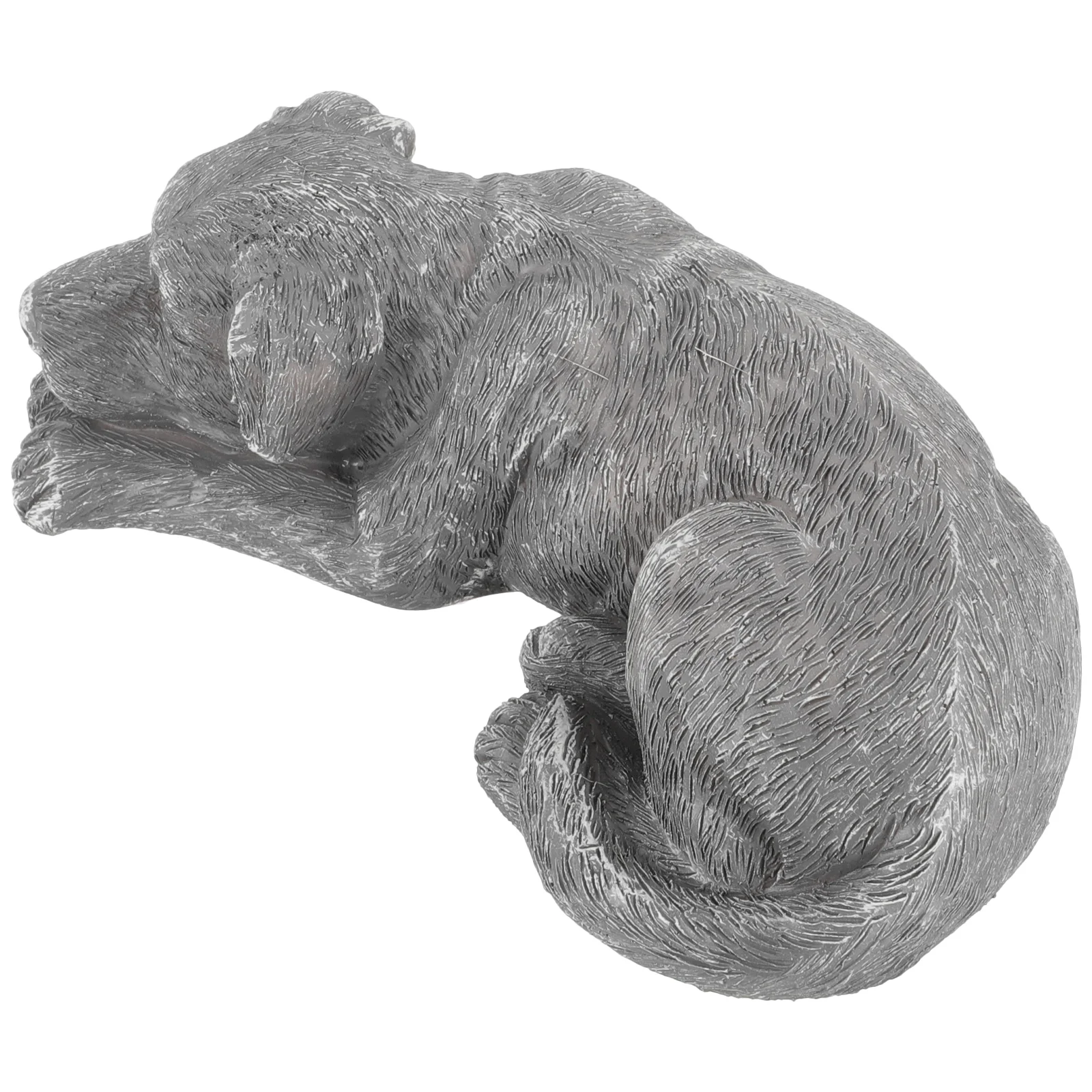 

Pet Memorial Statue Gift Resin Stone Grave Markers Outdoor Ornament Yard