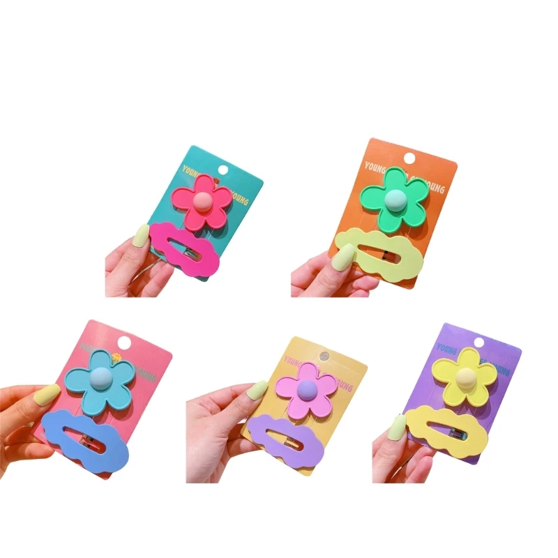 

2024 New Hair Clips for Girls Candy Hairpins Flower Maple Leaf Hair Clips Barrettes Clips Hair Accessories Hollow Clip