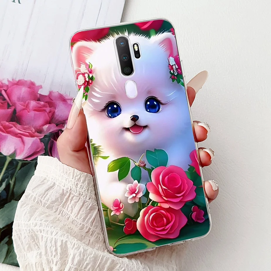 Cute Cat Luxury Painted Soft Slim Phone Case - Stylish Protective Cover