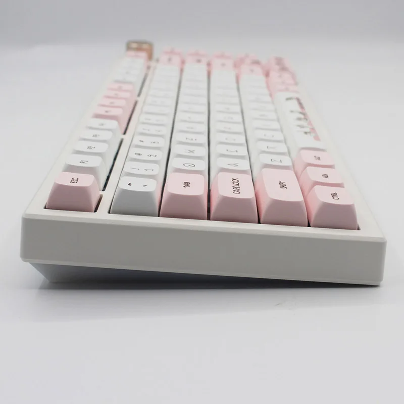 Cheese Cat Xda Perfil Keycap Teclado Gaming Mecânica Cherry mx Switch Pbt Keycaps Rosa Dye-sub Bonito 134 Chaves - Imagem 4