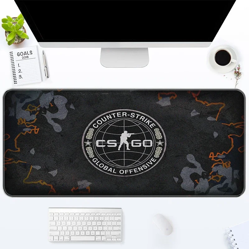 

Mouse Pad CSGO Pc Gamer Cabinet Games Playmat Desk Mat Xxl Non-slip Rubber Deskpad Keyboard Computer Gaming Accessories Mousepad