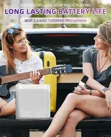 High Power Karaoke Bluetooth Speaker Portable 360 Stereo Surround Waterproof Wireless Subwoofer with 2 Mic Boombox music player - Image 5