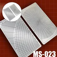 Hobby Craft Cutting Mat 2-1 Stainless Steel Masking Tape Multi Angle Stencil Cutting Mat Dual Sided Spray DIY Model Making Tools 1