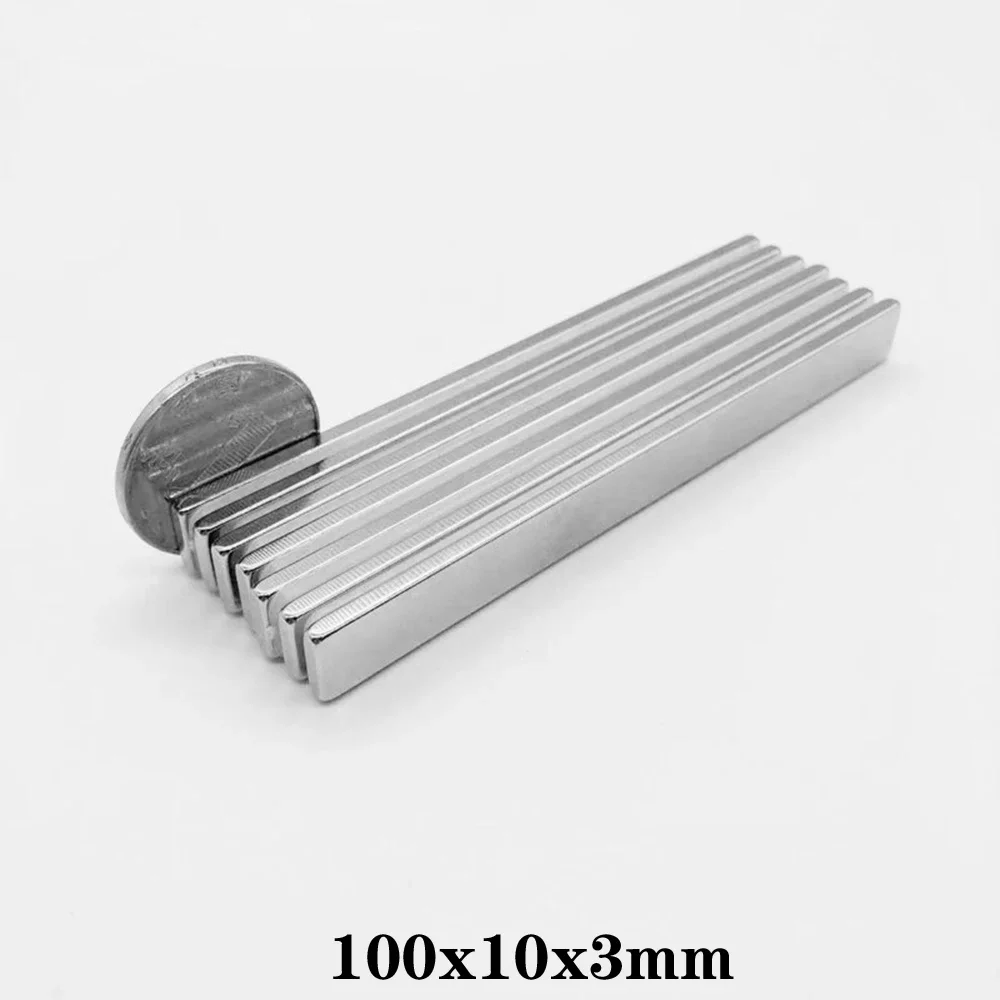 Powerful Rectangular Magnets for Versatile Use - Ideal for Refrigerator, Office, and DIY Projects
