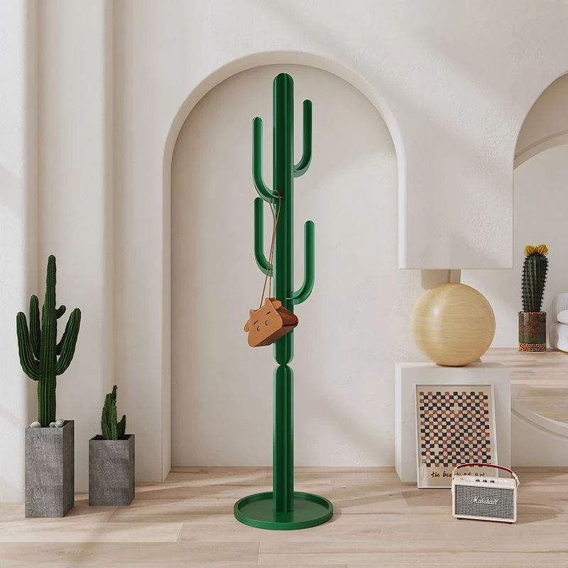 Home Living Room Nordic Coat Racks Creativity Simplicity Cactus Coat Hat Rack Bedroom Floor Luxury Decoration Standing Rack