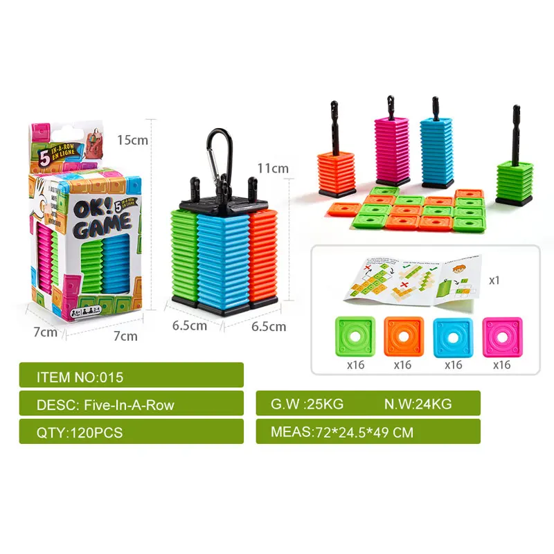 Taşınabilir Gomoku Strateji Tahtası Beş Sıralı Oyun Çocuklar Yetişkinler Masaüstü Aile Ebeveyn-Çocuk Etkileşimli Oyun Oyuncakları İdeal Hediyeler