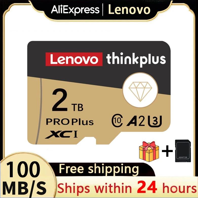 

Lenovo 2TB Micro TF SD Card 1TB 512GB Memory Card 128GB Flash Class 10 SD Card 256GB TF Flash Memory Card For Phones Drones Ps5