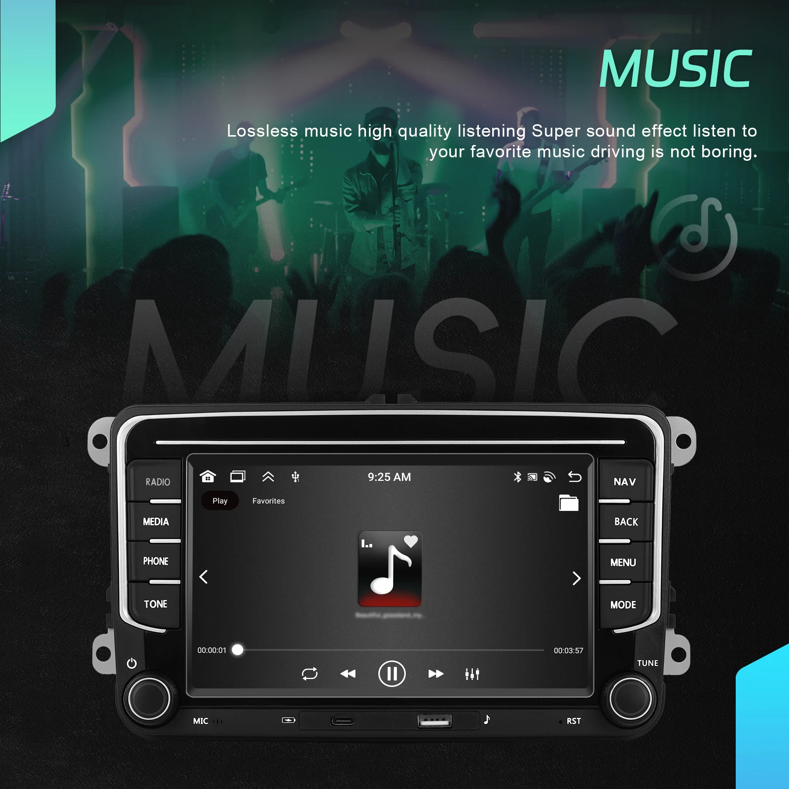 Radio Multimedia para Auto Podofo de 7 Pulgadas y 2 Din, 6+128G, para Seat Altea/Toledo/Leon, VW Golf/Passta/Jatta/Bora/Scirocco, Skoda Fabia/Yeti/Roomster/Praktic, Sistema de Audio para Auto, Carplay Inalámbrico, Android Auto, Mirror Link, Radio Estéreo para Auto, WiFi, GPS 6